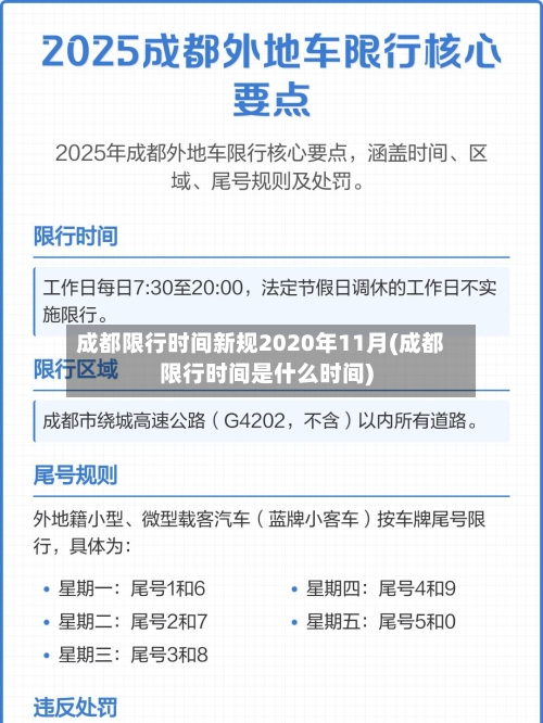 成都限行时间新规2020年11月(成都限行时间是什么时间)-第2张图片