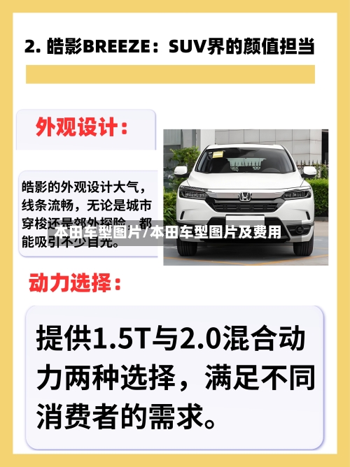本田车型图片/本田车型图片及费用