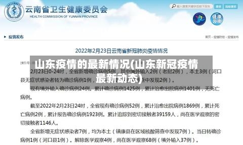 山东疫情的最新情况(山东新冠疫情最新动态)
