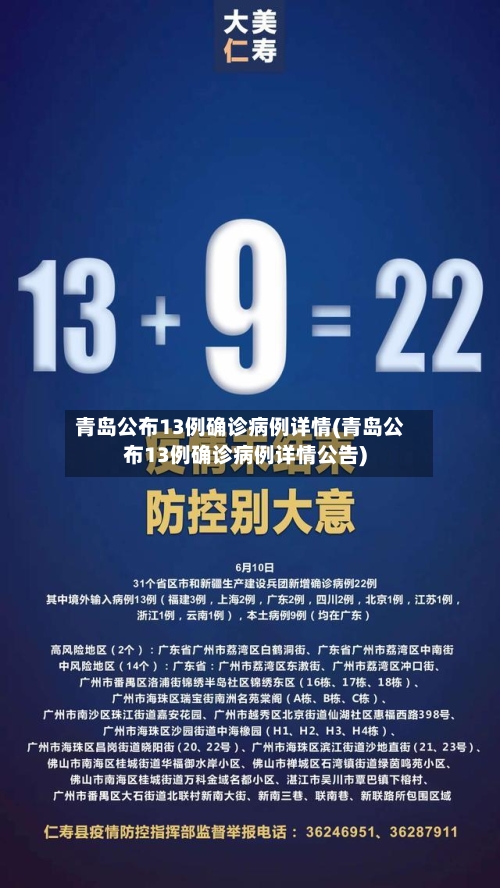 青岛公布13例确诊病例详情(青岛公布13例确诊病例详情公告)-第1张图片